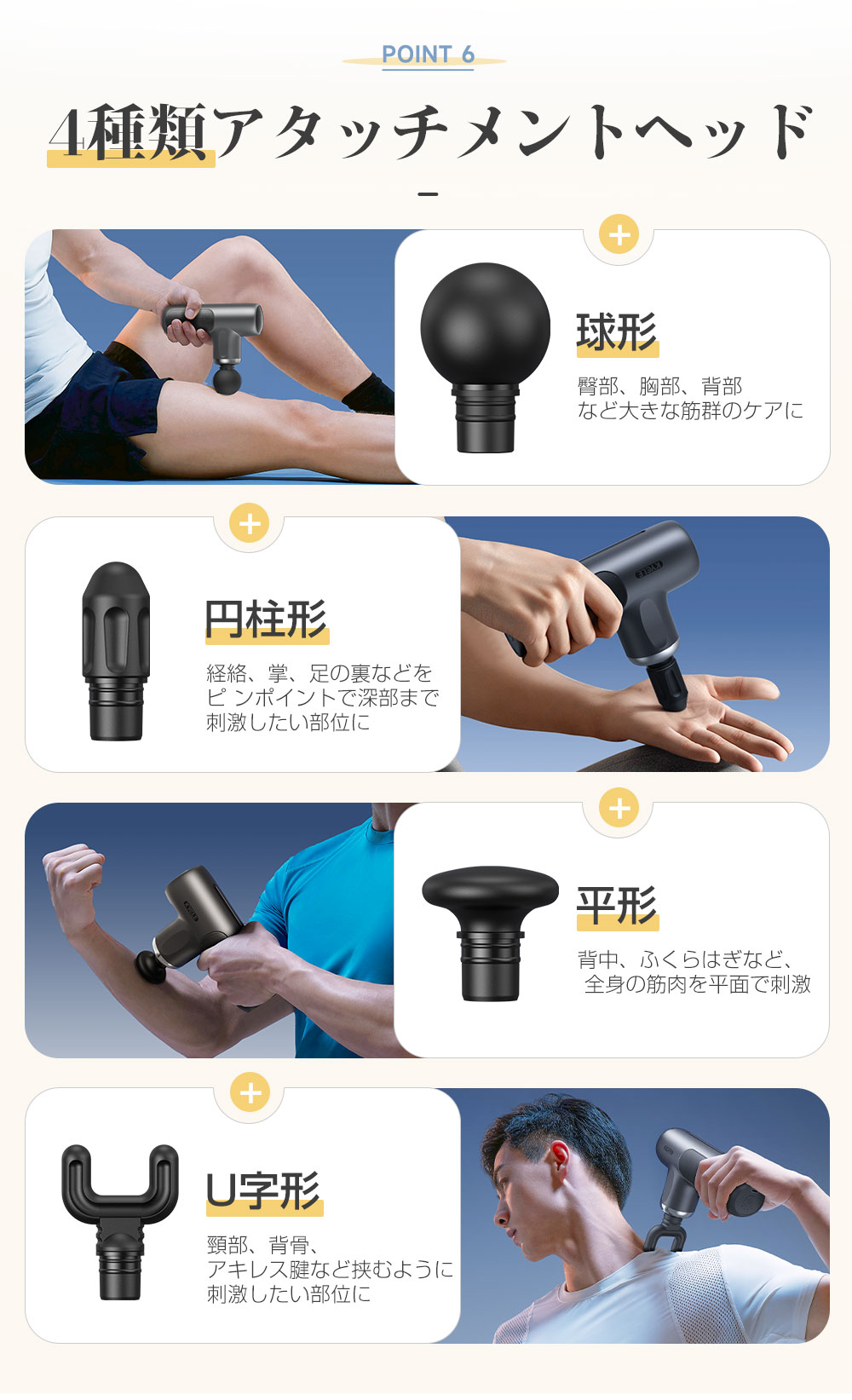 楽天市場】【Pro級進化型・手圧変速】マッサージガン 筋膜リリース