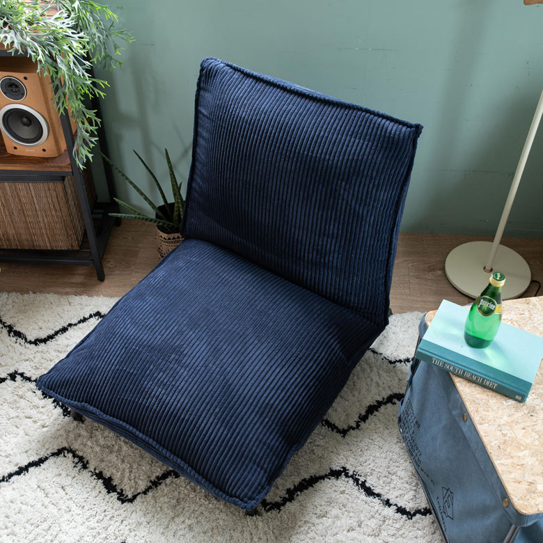 楽天市場】ソファ 一人掛け リクライニング コーデュロイ スチール