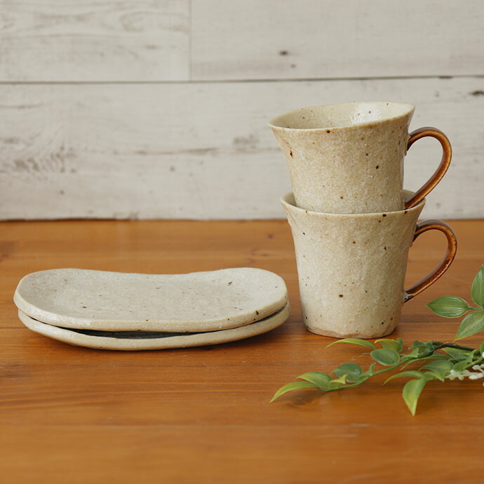 楽天市場】BARISTA カフェ 碗皿 カフェ 2客セット 日本製 美濃焼 磁器