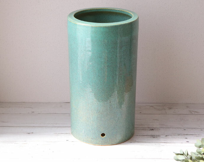 楽天市場】信楽焼 傘立て グリーン 信楽焼 傘立て 傘 麦 むぎ 緑