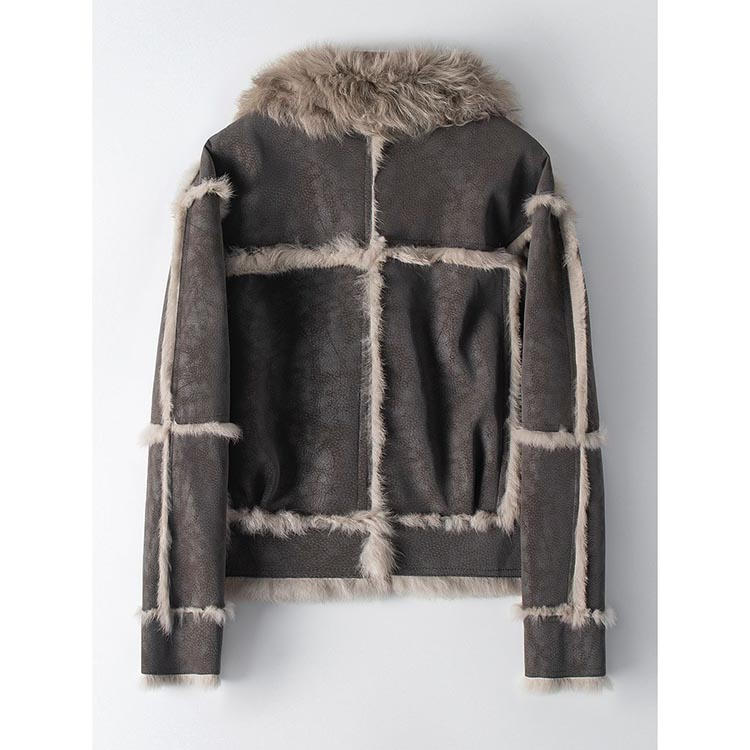 楽天市場】【最終セール】【23800円→16999円】巻きラムファー襟 W