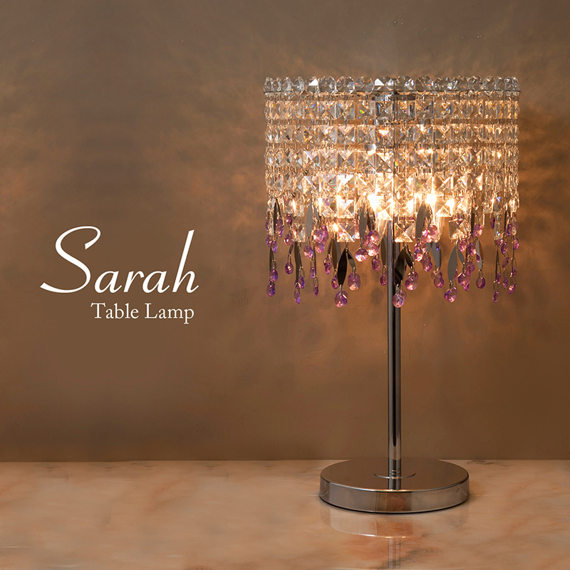 高級 クリスタル シャンデリア 卓上ランプ 照明【LED対応】テーブルランプ