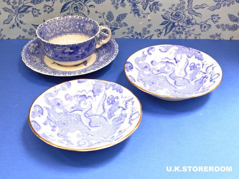 UKストアルームRW108 Royal Worcester ロイヤルウースター ブルー