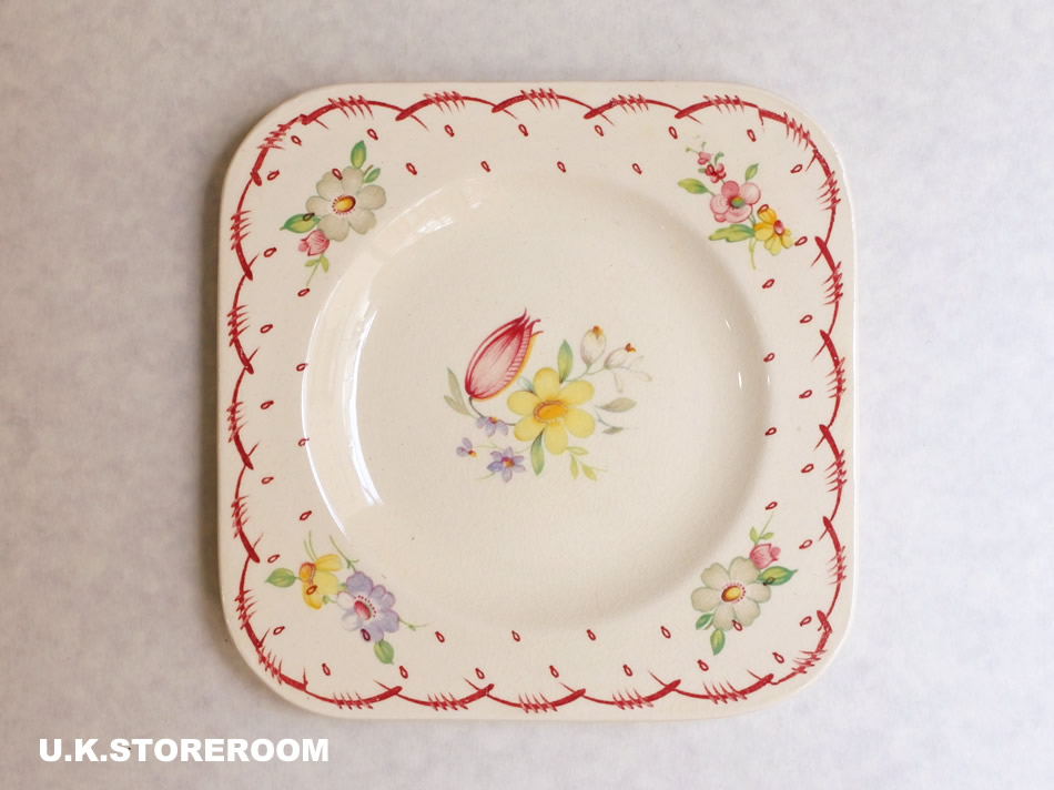 SC701 Susie Cooper スージークーパー プランタン小花 スクエア