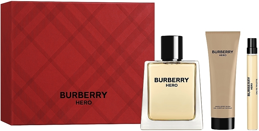 Burberry Hero - Set (edt/100ml + sh/gel/75ml + edt/mini/10ml) | MAKEUP