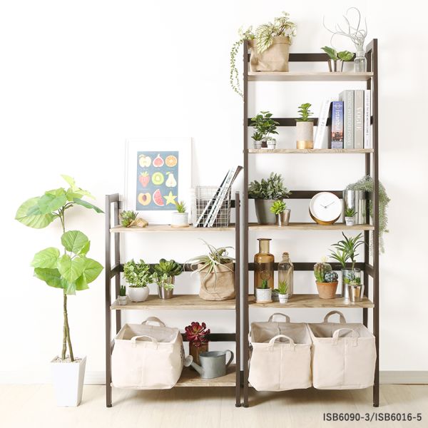 週末限定10%OFF】 インテリアシェルフベルーモ 3段 幅60 奥行34 高さ