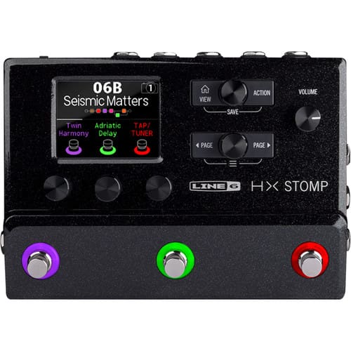 Line 6 HX Stomp Effects Pedal for Electric Guitar and Line