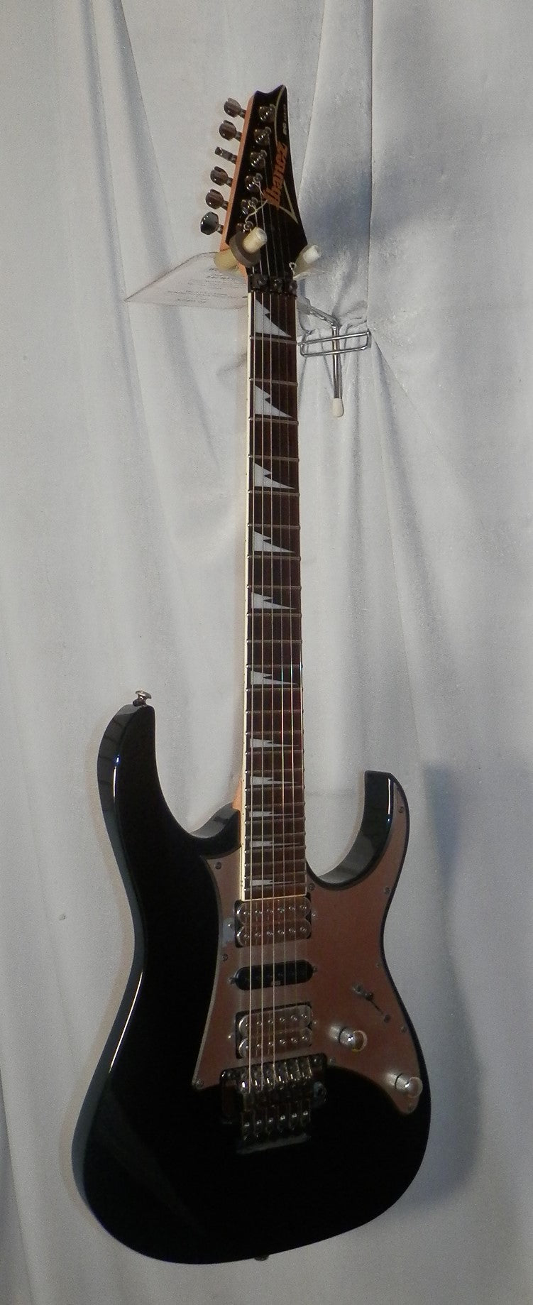 Ibanez RG350EXZ Black/Silver 24-fret locking tremolo electric