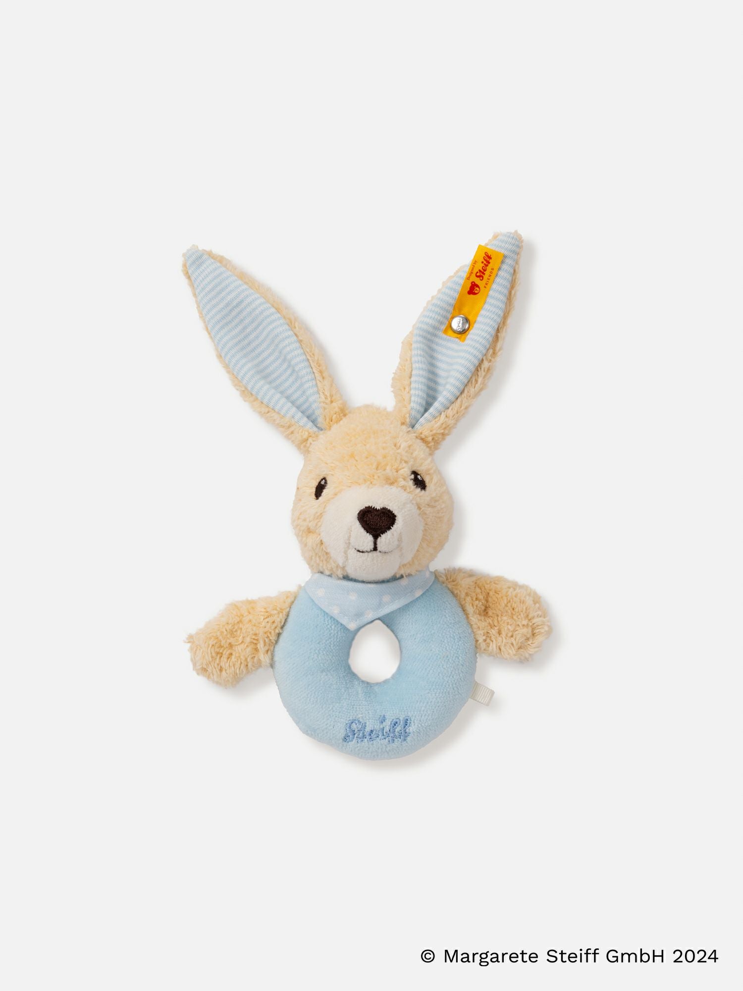 シュタイフ ぬいぐるみ 「うさぎのホッペルちゃん」（ピンク） |ベビー