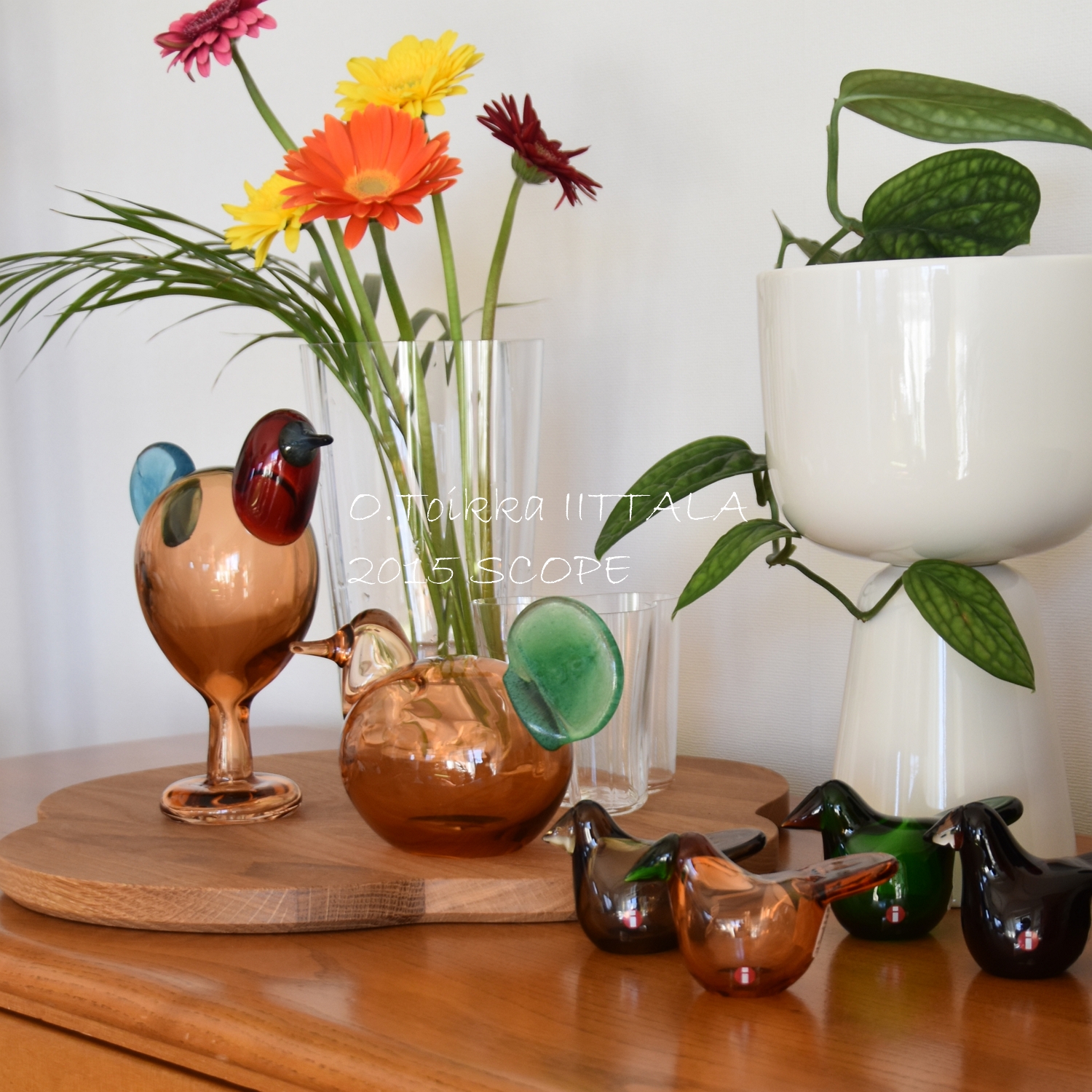 scope 別注 オイバトイッカ イッタラ アートフローラ 美品 scope 別注