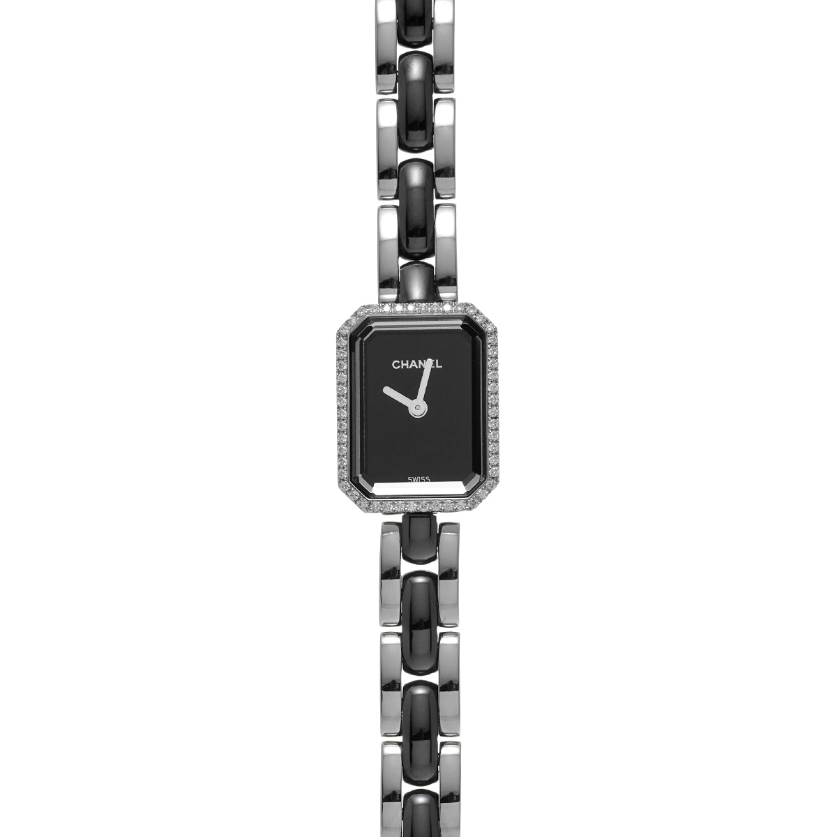 シャネル プルミエール セラミック H2163 ブラックラッカー レディース