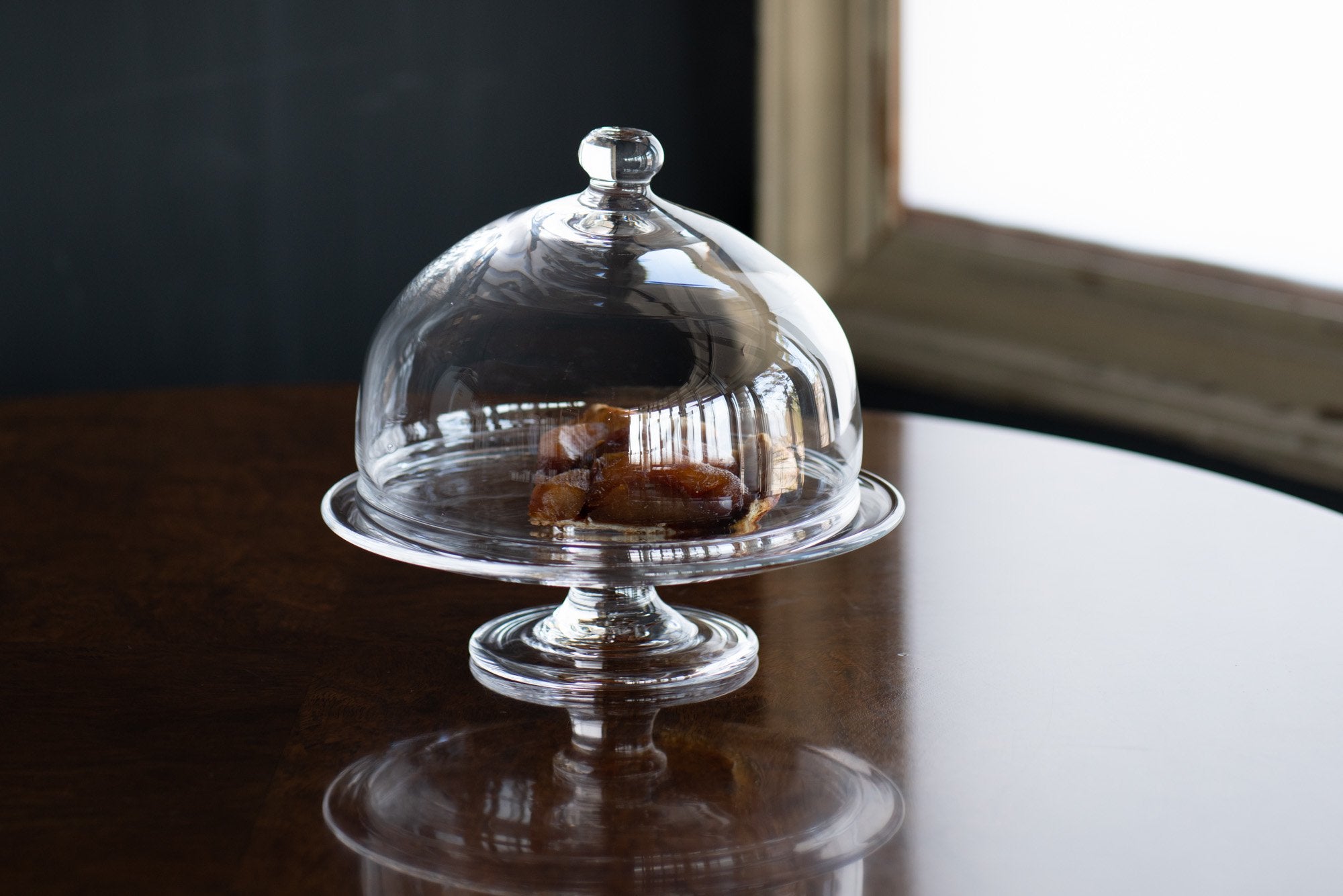 クリアコンポート｜ガラス工房 橙