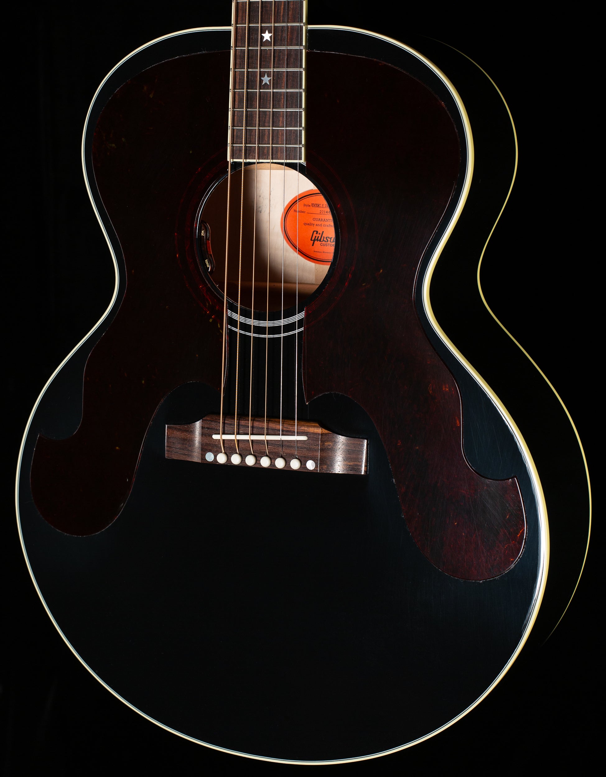 Gibson Everly Brothers J-180 Ebony (104) - Willcutt Guitars