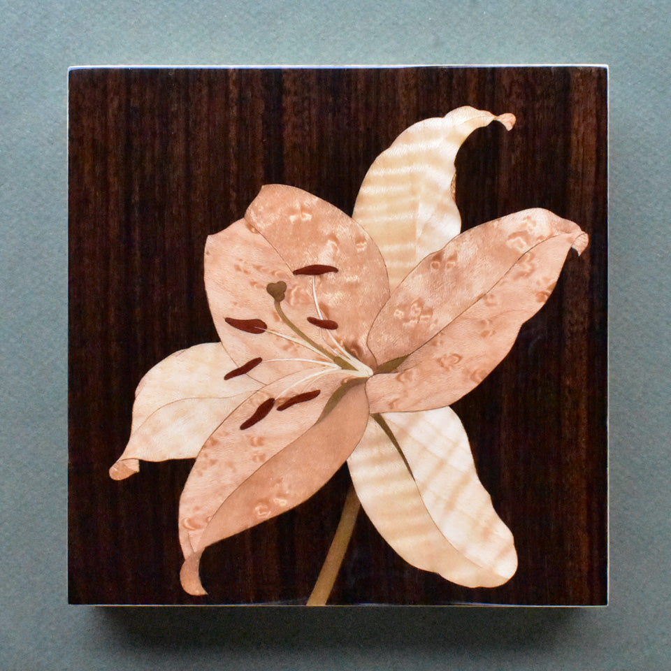 Lily No.6 – Wood Art HAS 木象嵌作家 蓮尾知子