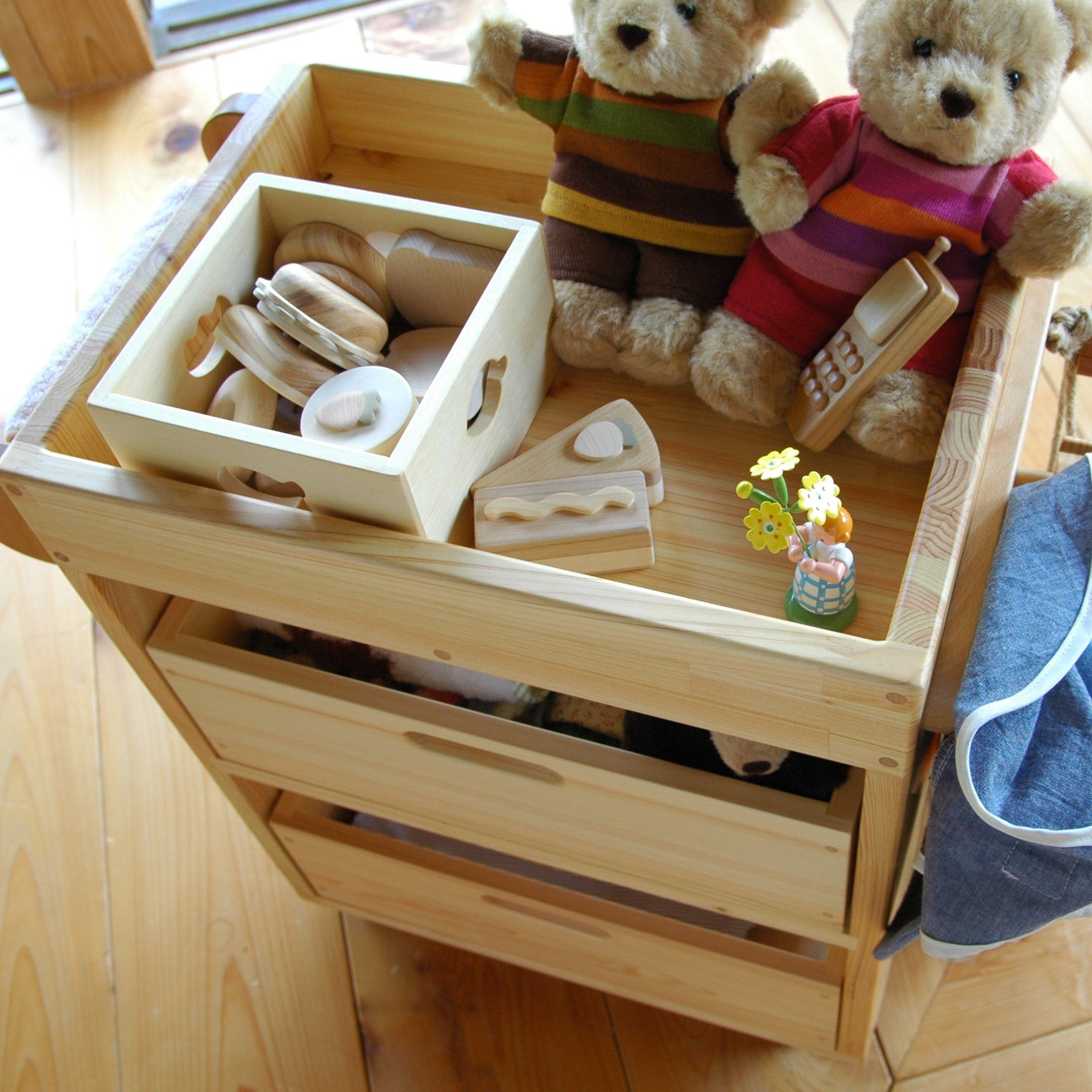 文房具や工作グッズの収納に便利 道具ワゴン – なかよしライブラリー