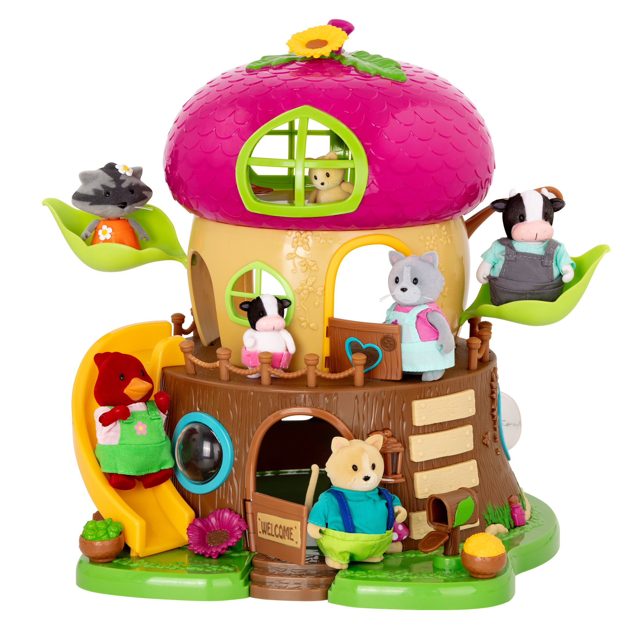 Acorn Treehouse | Playhouse with Bobblehead Character | Li'l Woodzeez