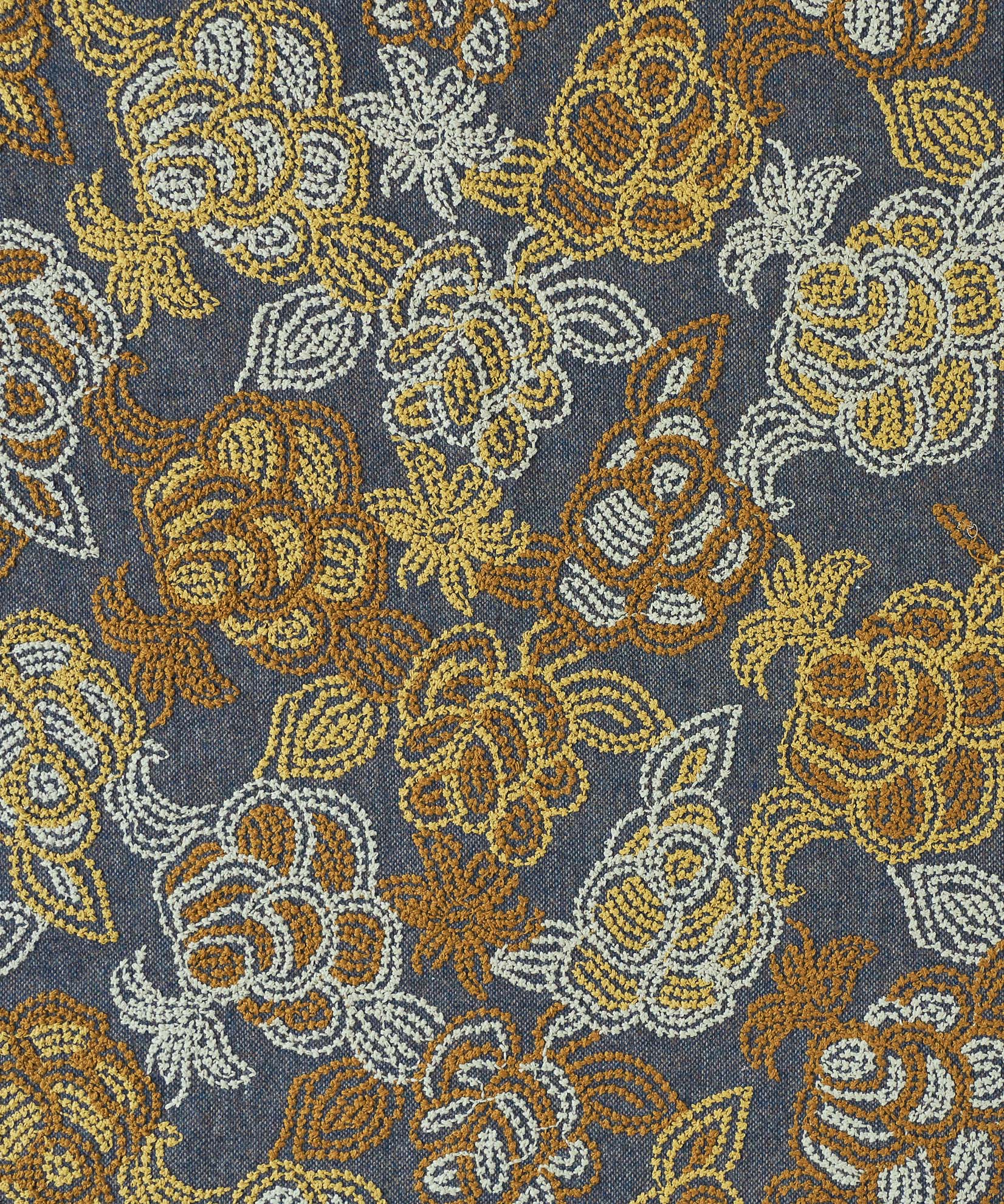 Textile】Knot-Stitched Flower (刺繍生地） – WOOL STUDIO