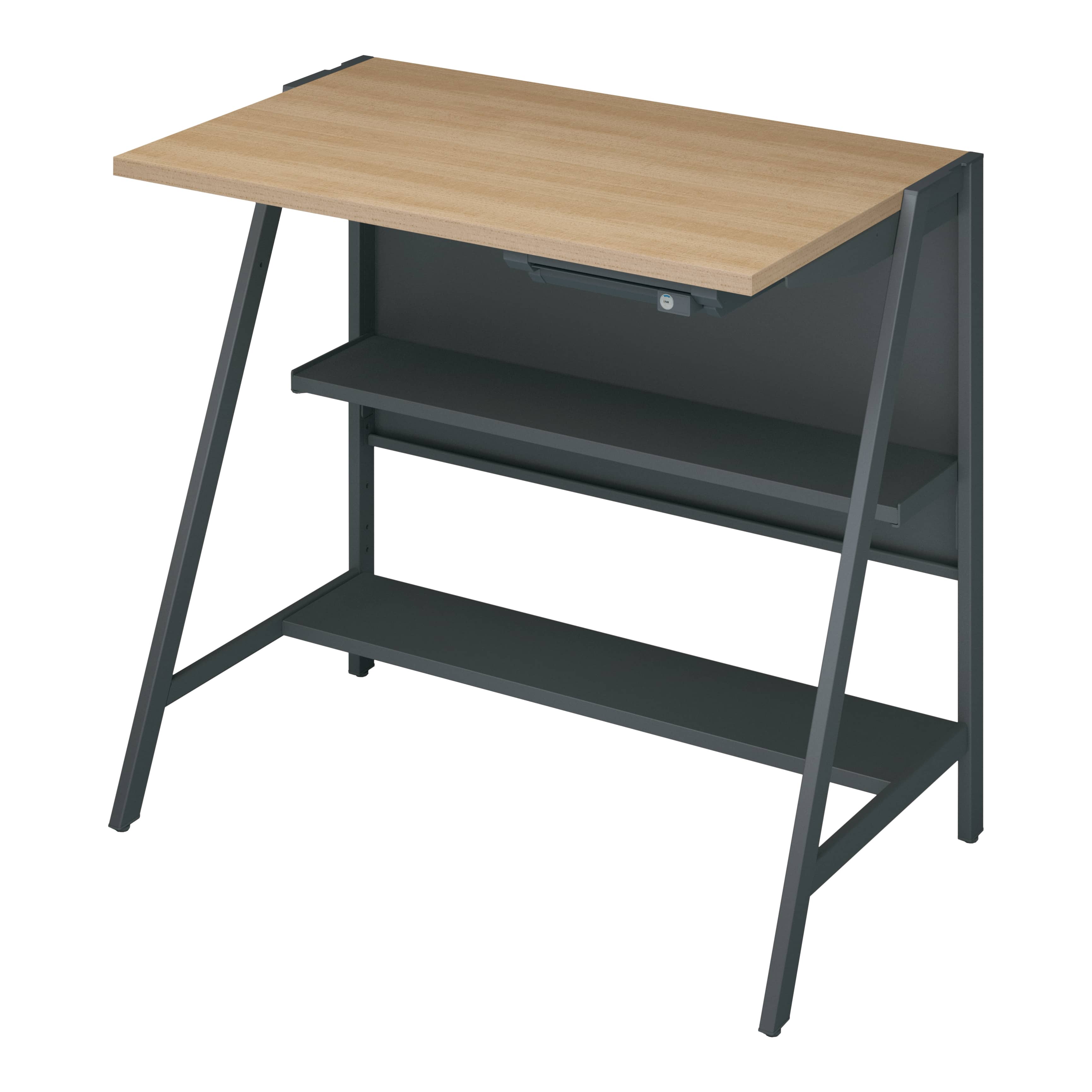 INVENT-SH インベントシェルフデスク／W1000×H900／引き出しあり／天板