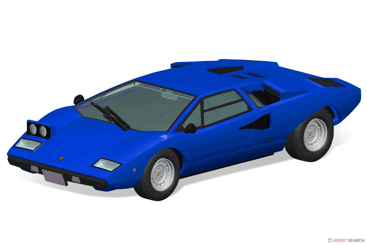 ランボルギーニ カウンタック LP400(ブルー) (プラモデル) - ホビー