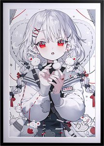 50枚限定】 夏炉先生直筆サイン入り X-ART製 A3+サイズジークレー