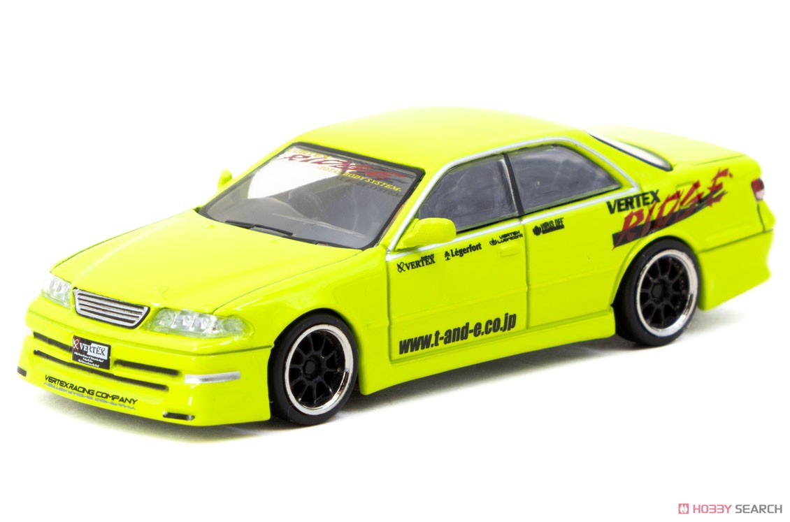 VERTEX Toyota Mark II JZX100, Light Green (ミニカー) - ホビー