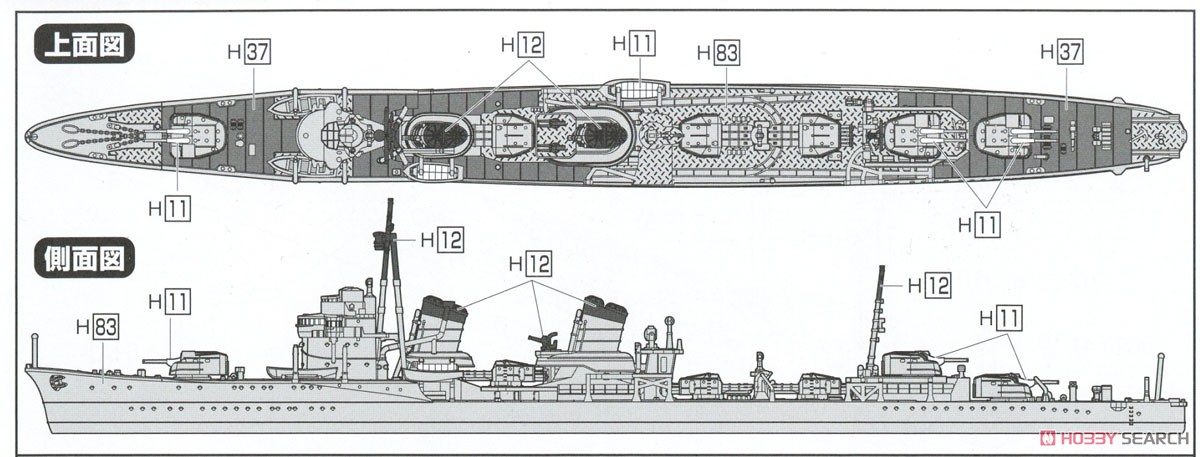 特型駆逐艦II型「綾波」SP (プラモデル) - ホビーサーチ ミリタリープラモ