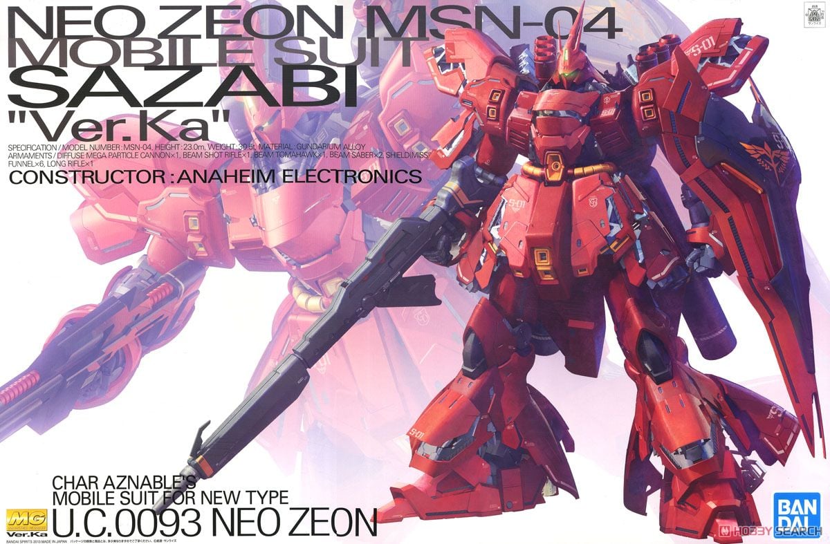 MSN-04 サザビー Ver.Ka (MG) (ガンプラ) - ホビーサーチ ガンプラ他