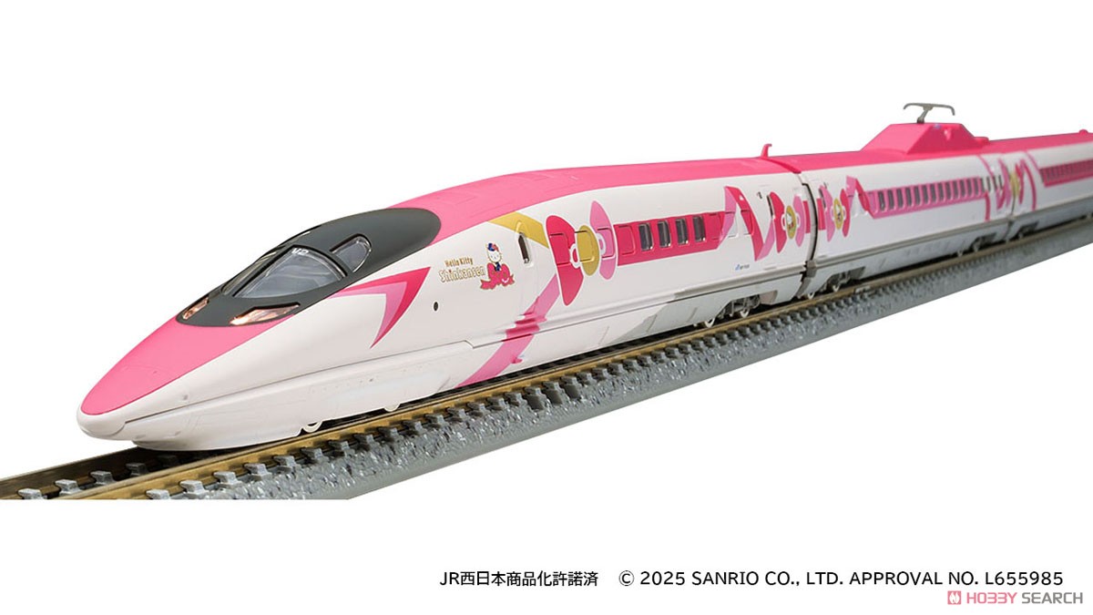 JR 500-7000系 山陽新幹線 (ハローキティ新幹線) セット (8両セット