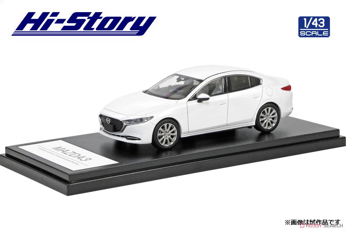 MAZDA3 SEDAN (2019) スノーフレイクホワイトパールマイカ (ミニカー