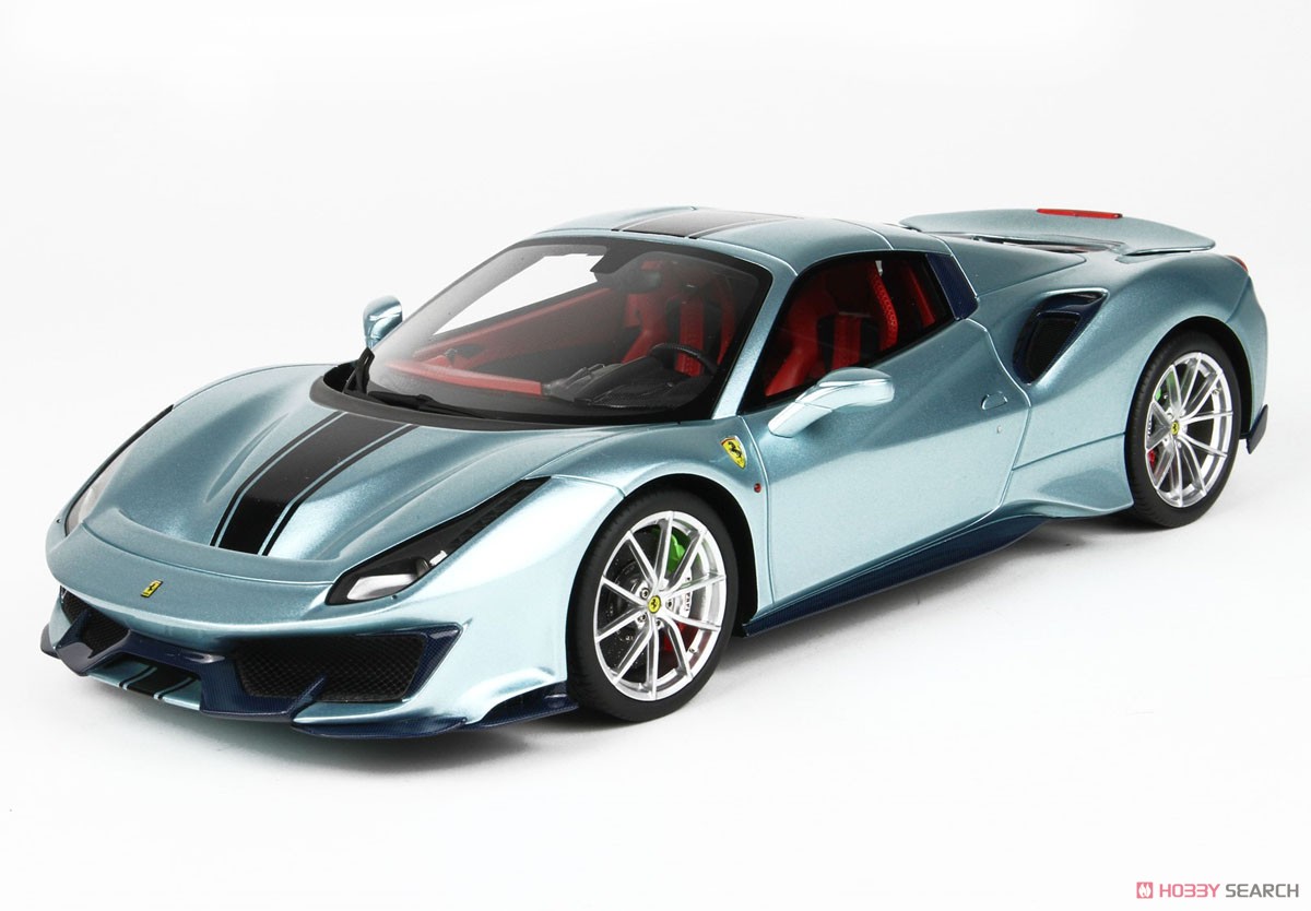 フェラーリ 488 ピスタ スパイダー クローズドルーフ メタルライト