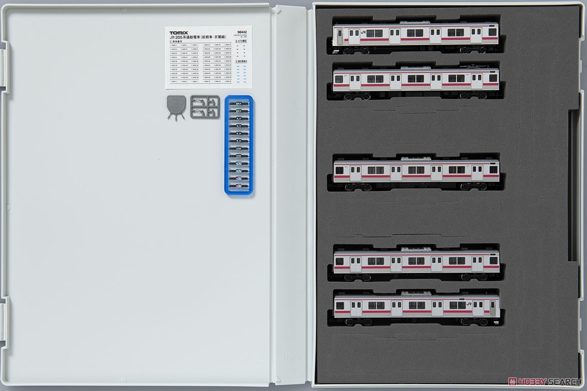 JR 205系 通勤電車 (前期車・京葉線) 基本セット (基本・5両セット