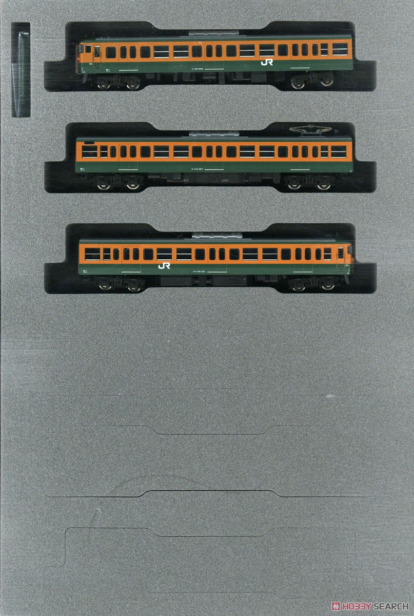 115系300番台 湘南色 (岡山電車区) 3両セット (3両セット) (鉄道模型