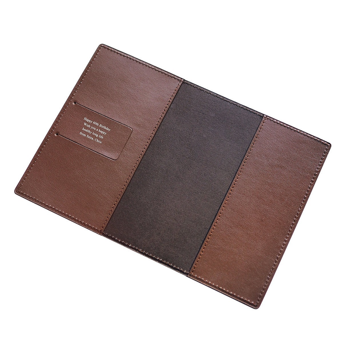 レザーブックカバー ネイビー [ 2-U ]