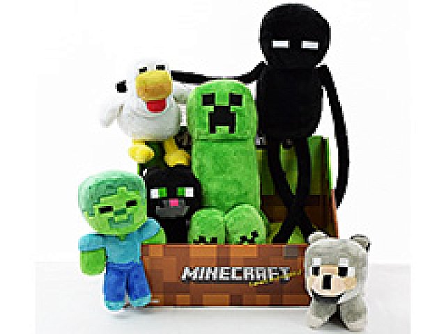 Minecraft」公式ぬいぐるみに26cmの大型クリーパーなど6種が追加