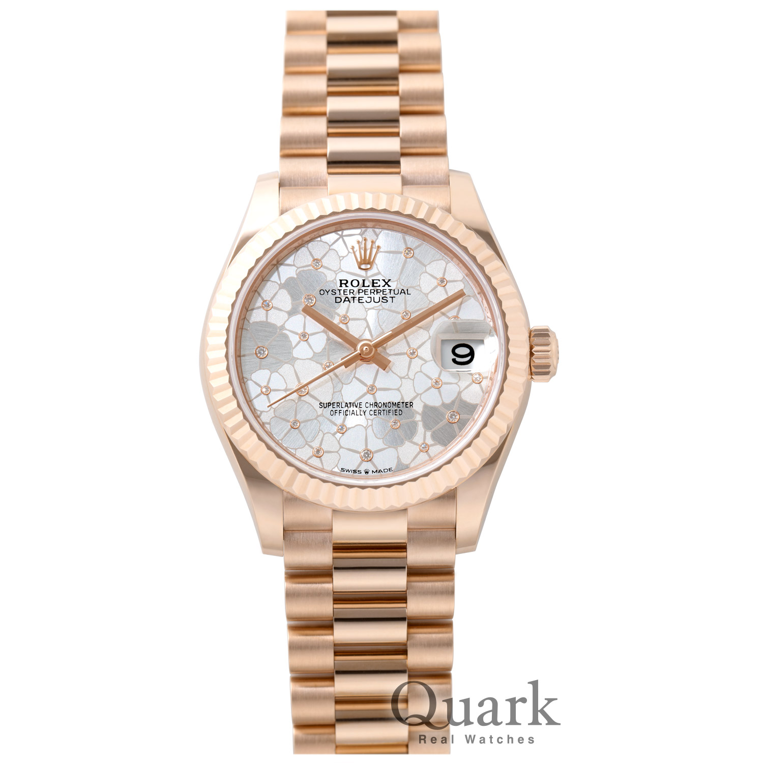 ロレックス デイトジャスト31 Ref.278275 シルバーダイヤモンド入り