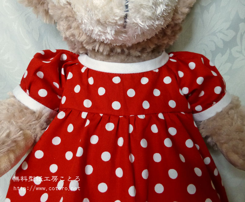 作り方☆「パフスリーブワンピース」Sサイズシェリーメイ等の