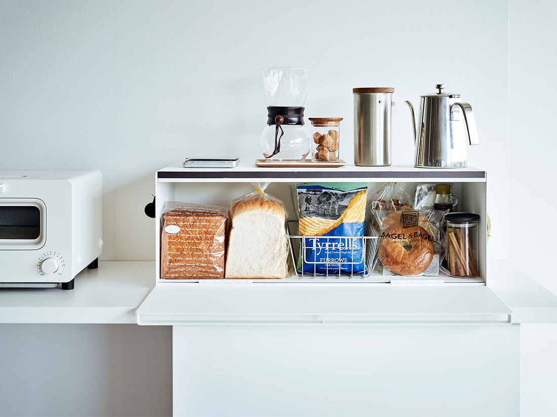 Tower ブレッドケース ワイド ホワイト | その他の保存容器 | お菓子