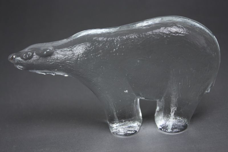 Lisa Larsson/ Royal Krona ガラスの白クマ 北欧雑貨と北欧ガラスcoco