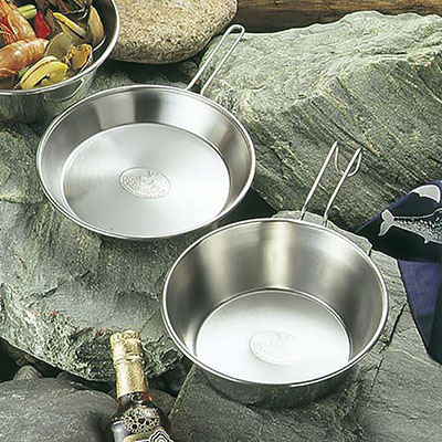 ワイルドウェイ18-8ステンレスフライパン21cm - アウトドア・キャンプ