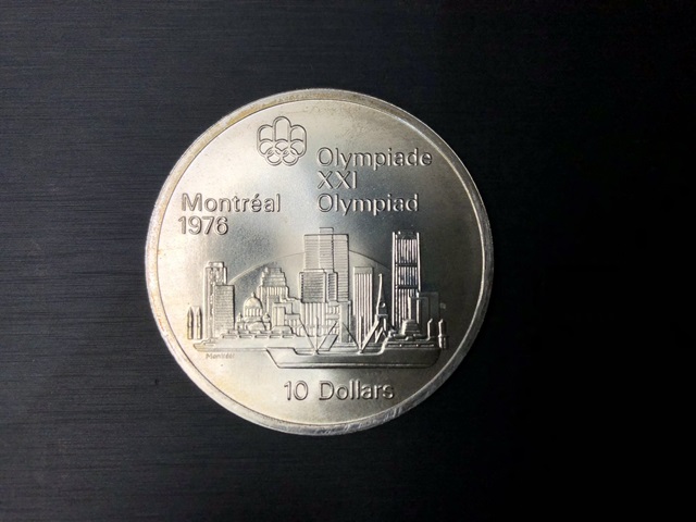 心斎橋店】モントリオールオリンピック記念10ドル銀貨 買取！ | こちら
