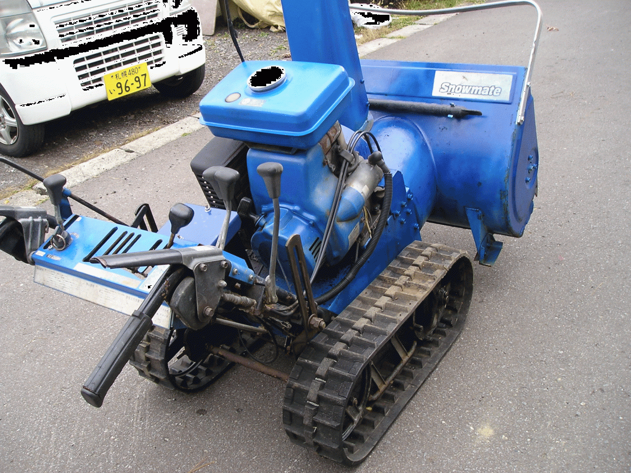 除雪機 ヤマハ 8馬力除雪機 YT－875 整備済み 良く飛びます｜除雪だ