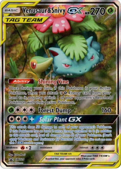 フシギバナ&ツタージャGX SR SA 海外版 英語版 プロモ Venusaur