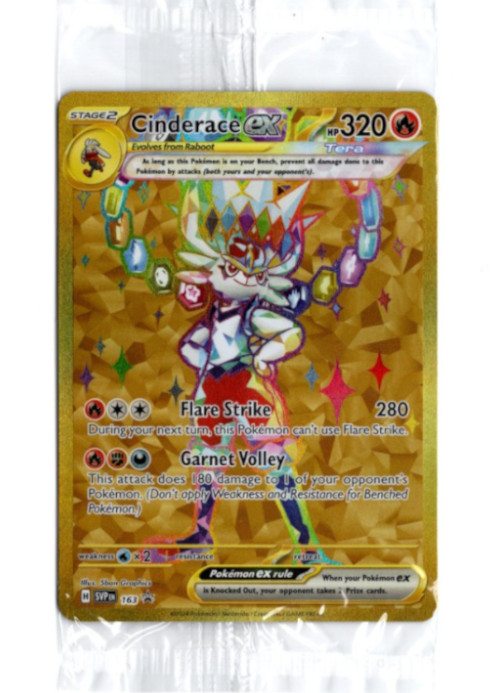 エースバーンex UR 海外版 英語版 プロモ Cinderace ex -SVP163 - 海外