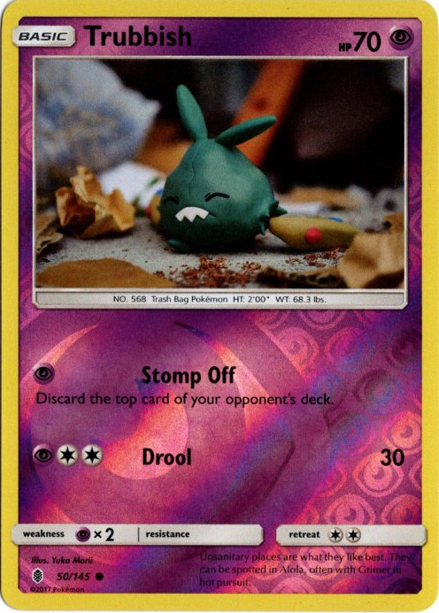 ヤブクロン 海外版 英語版 リバホロ Trubbish - 50/145 -【Card Chicken】