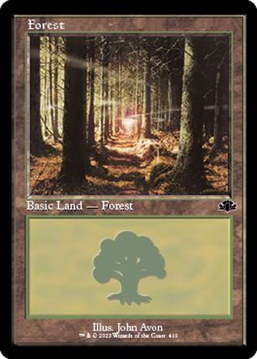 FOIL)(旧枠仕様)(410)森/Forest《英語》【DMR】