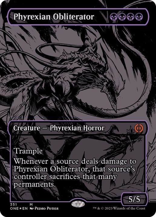オイルスリックFOIL)ファイレクシアの抹消者/Phyrexian Obliterator