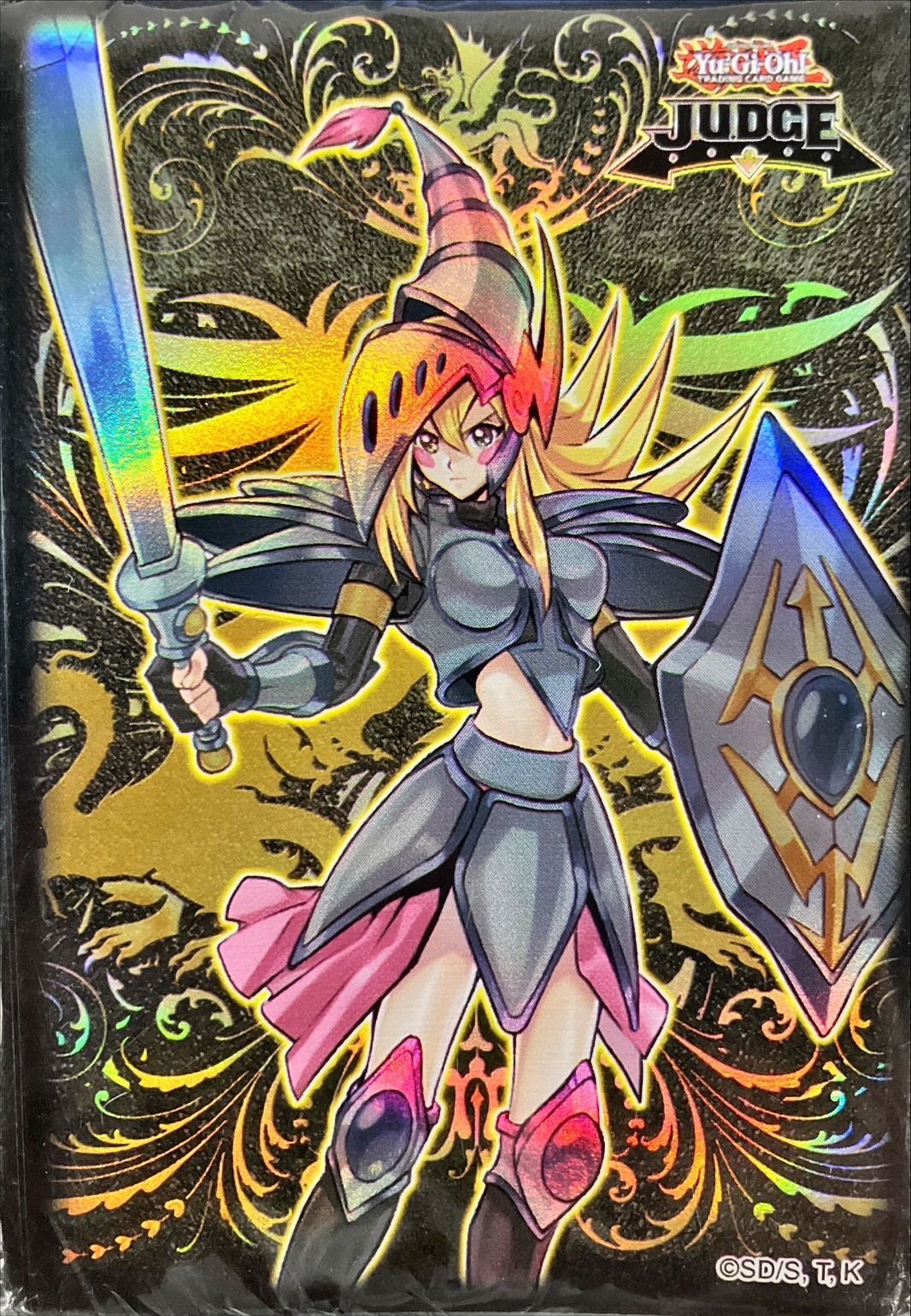 スリーブ『竜騎士ブラックマジシャンガール(JUDGE)』70枚入り