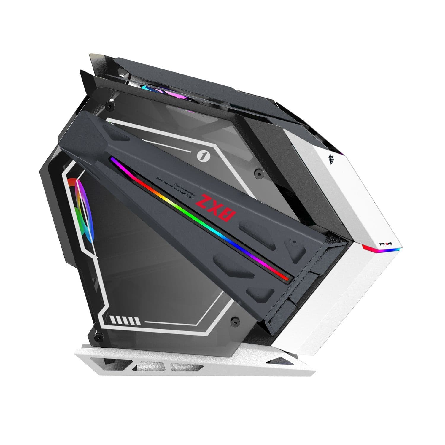 1st Player ZX8 Mid Tower Gaming Case - Black - ZX8-1CC | CCL