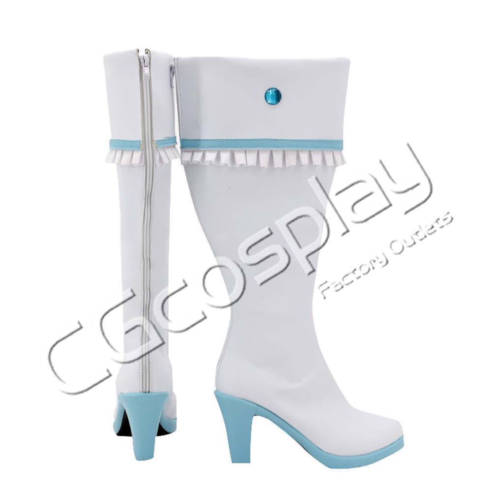 アイカツ! 霧矢あおい ブルーステージ コスプレ靴/ブーツ コスプレ衣装