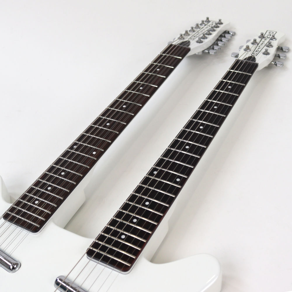 Danelectro ダンエレクトロ DOUBLE NECK 6-12 WHT ダブルネック エレキ